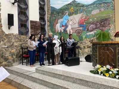 Fé e devoção marcam o 7º dia da Novena em honra a Nossa Senhora Aparecida em Laranjeiras do Sul